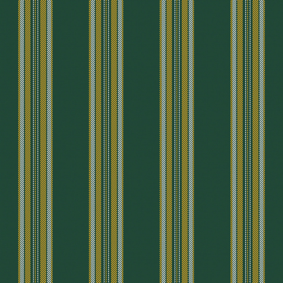 Forest Green, Gold & White — Ashbourne — Full pattern