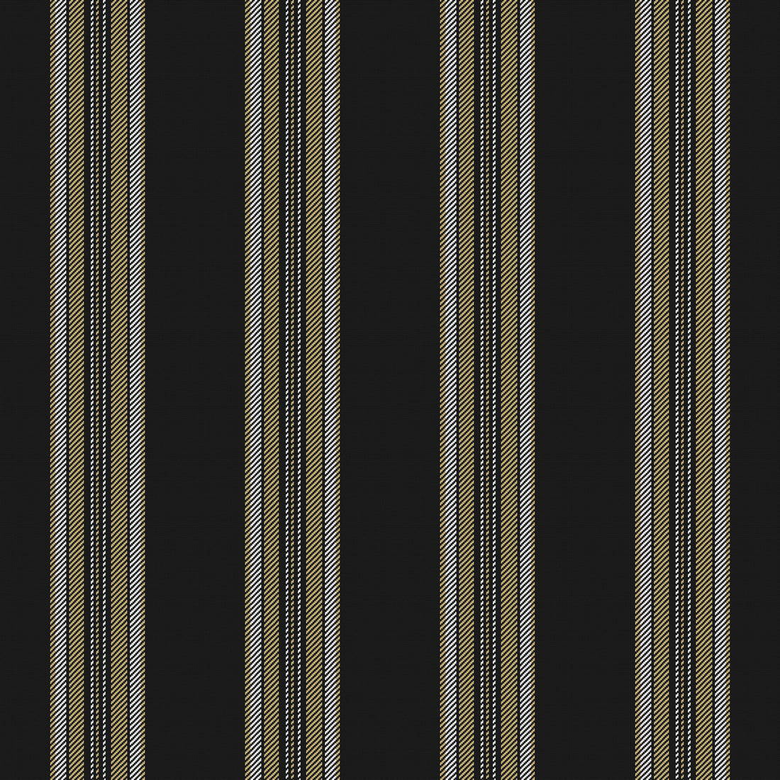 Near Black, Champagne Gold & White — Ashbourne — Full pattern