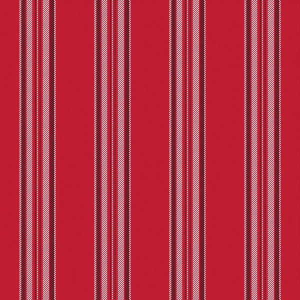 Ashbourne — Scarlet, White & Near Black — v010 — full pattern