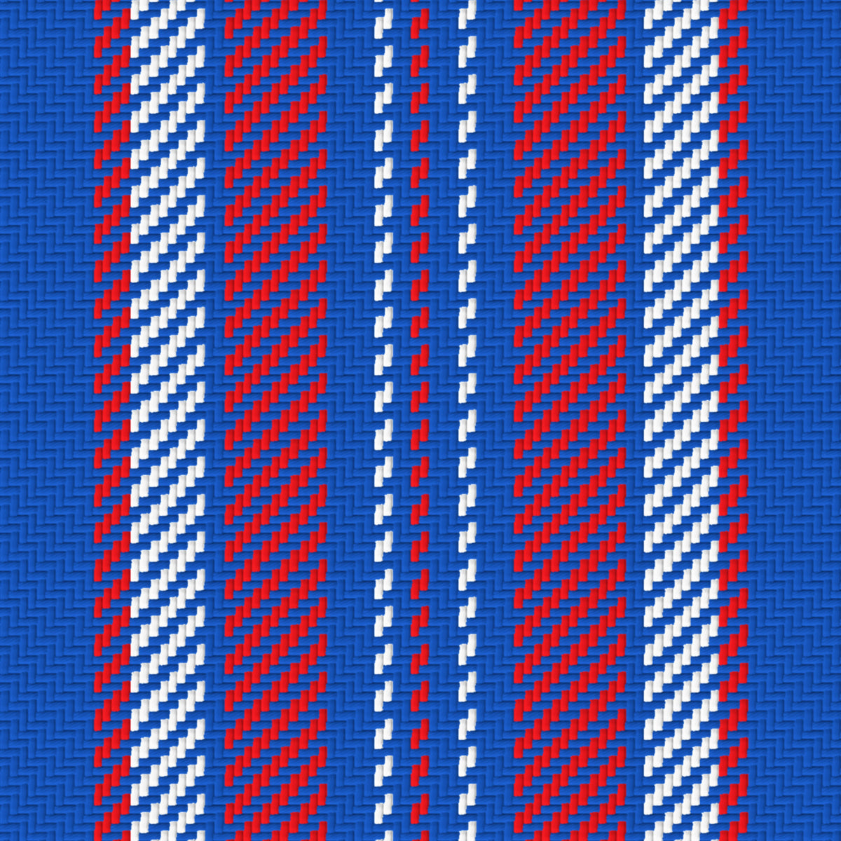 Blue, Crimson & White — Ashbourne — Pattern detail