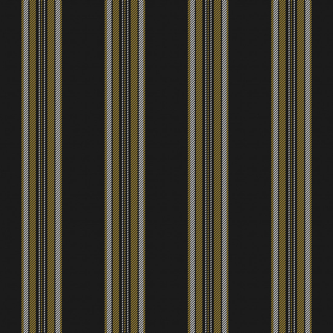 Near Black, Antique Gold & White · Palette 016 — Ashbourne — Full pattern