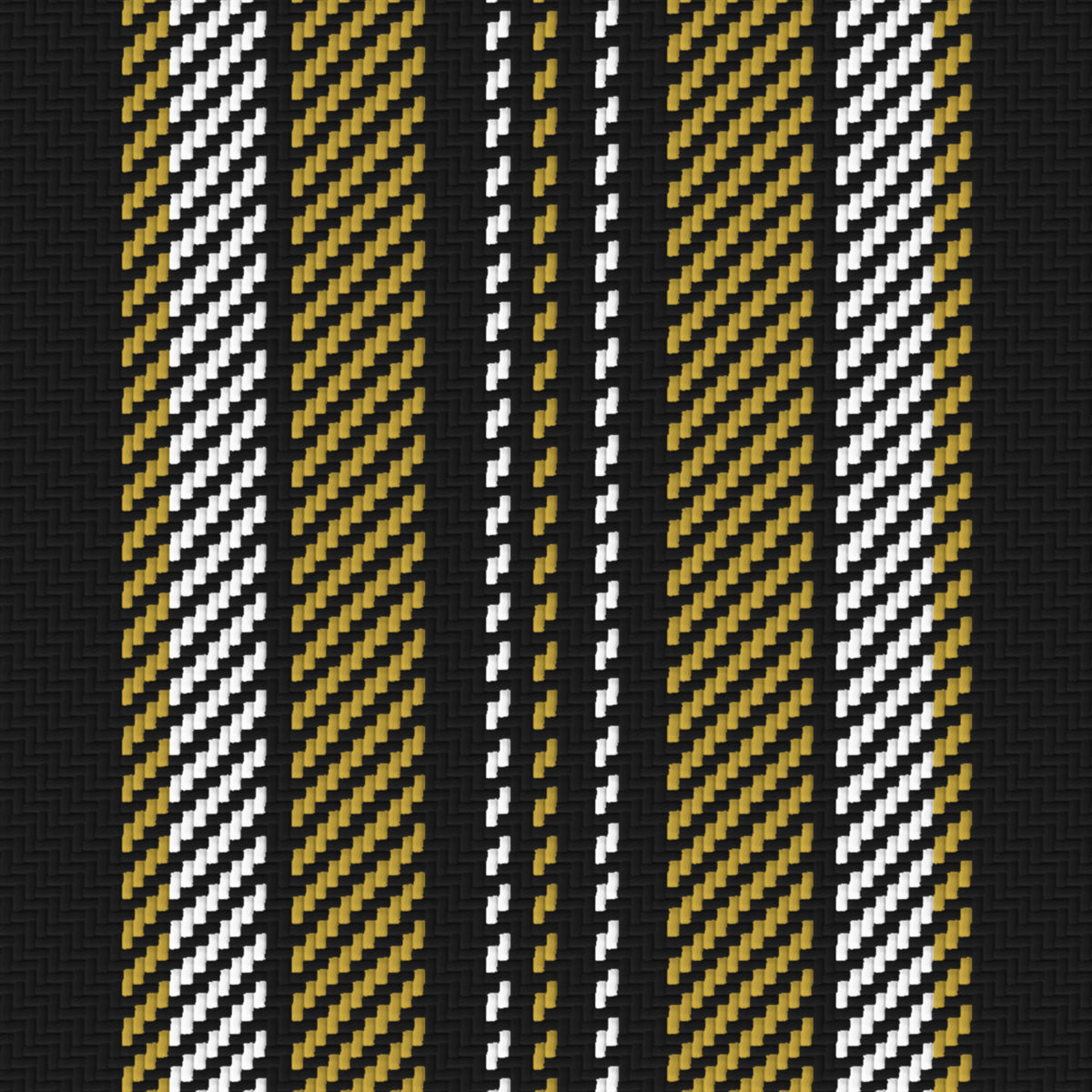 Near Black, Antique Gold & White · Palette 016 — Ashbourne — Pattern detail