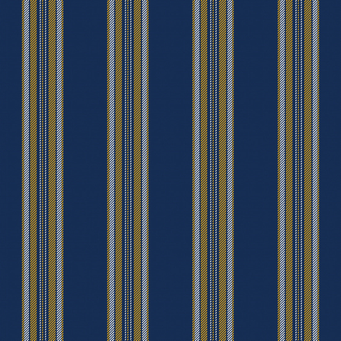 Deep Navy, Gold & White — Ashbourne — Full pattern