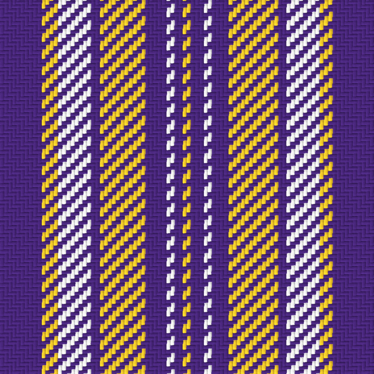 Purple, Golden Yellow & White — Ashbourne — Pattern detail