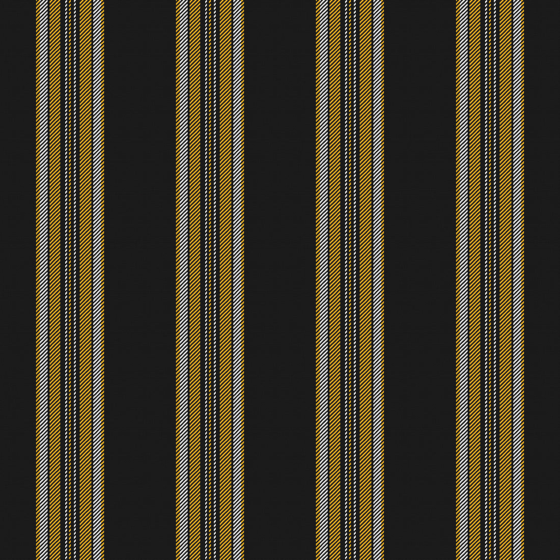 Near Black, Golden Yellow & White — Ashbourne — Full pattern