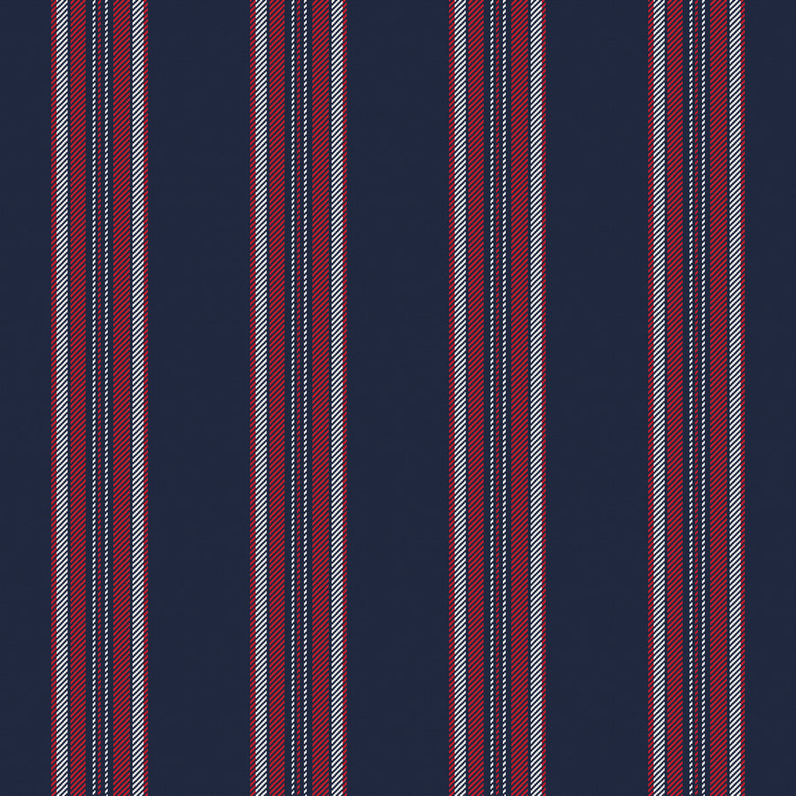 Deep Navy, Red & White — Ashbourne
