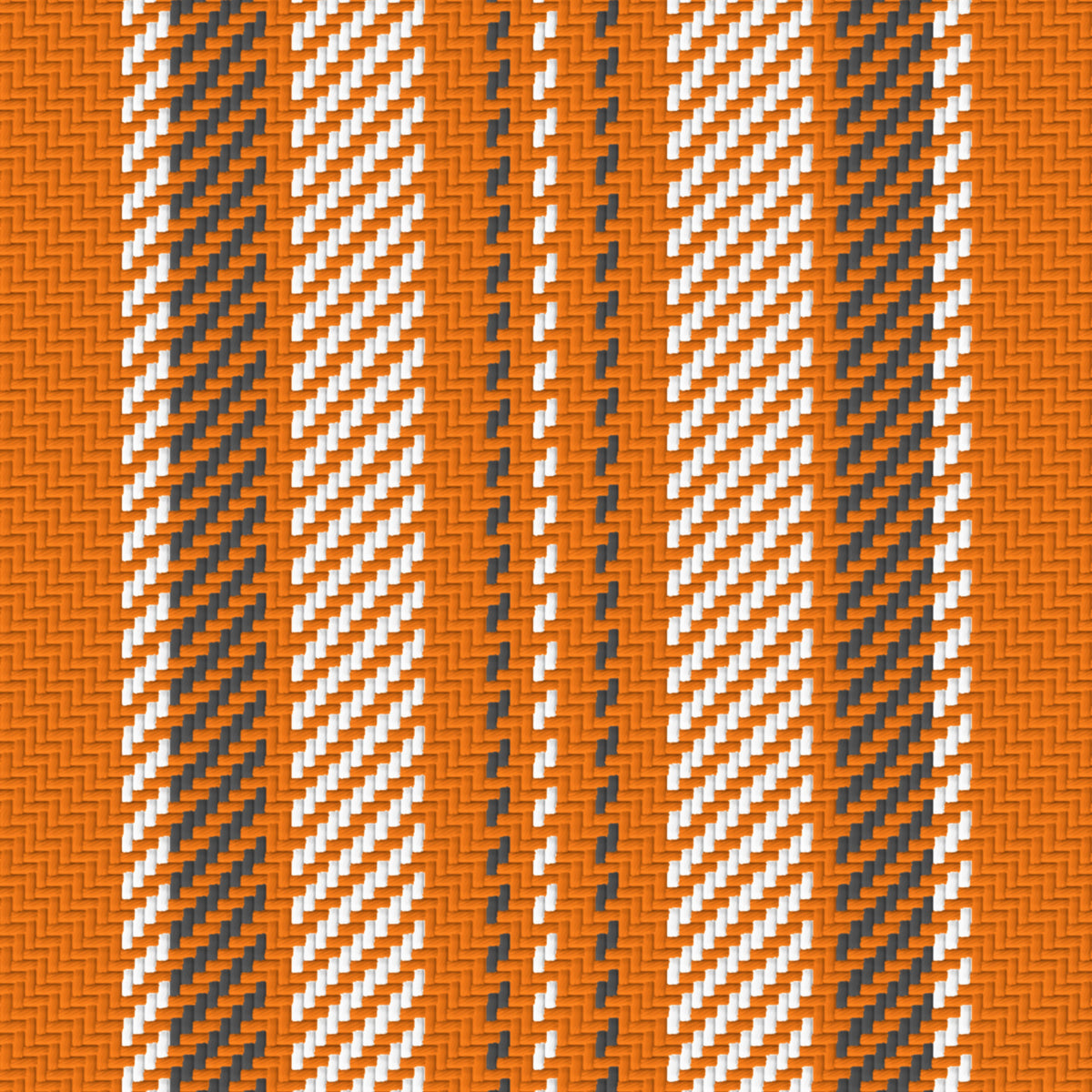 Orange, White & Smoke Gray — Ashbourne — Pattern detail