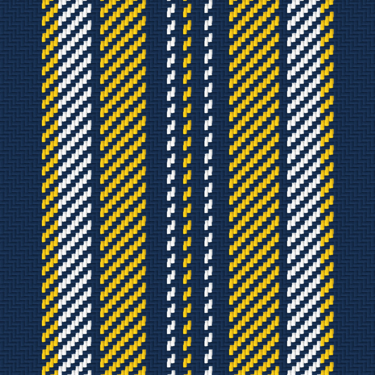 Navy, Maize & White — Ashbourne — Pattern detail