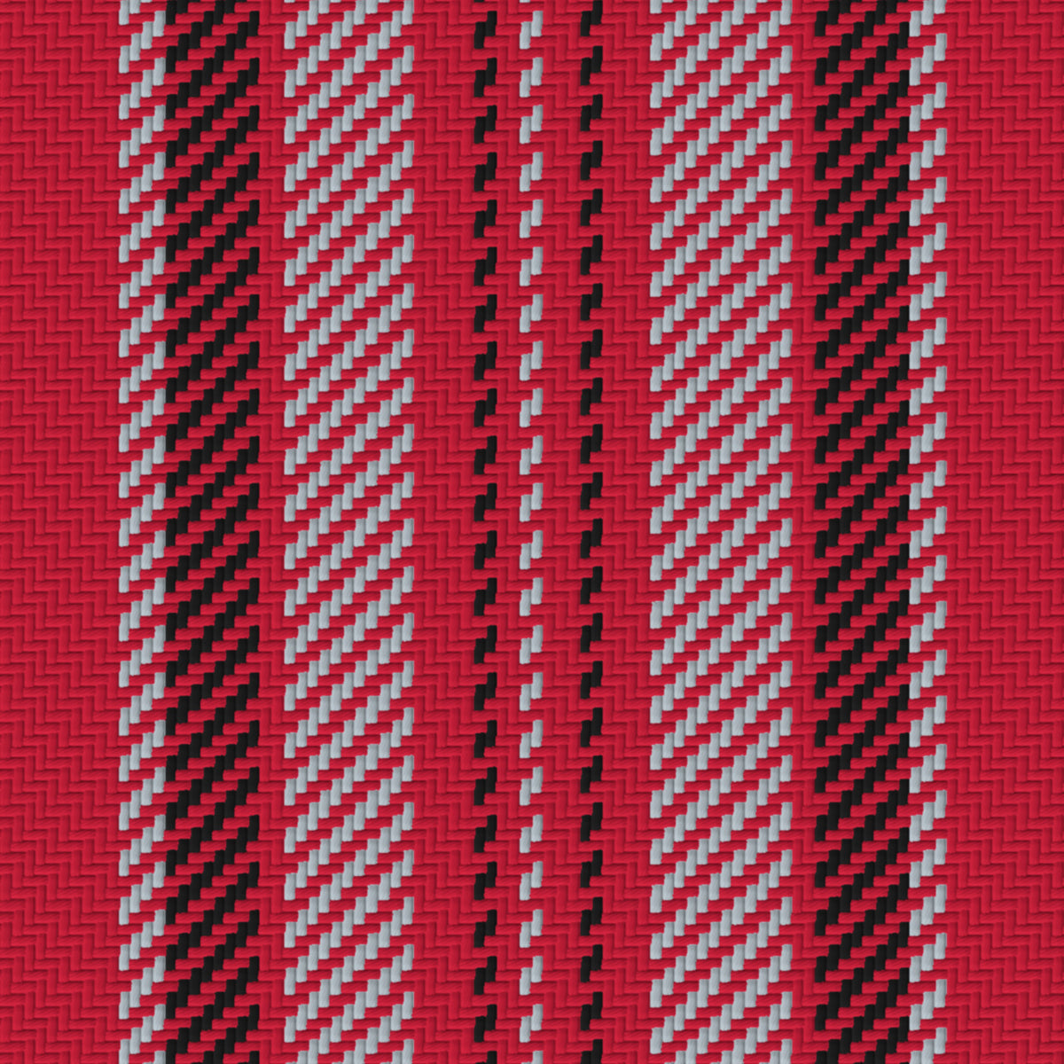 Scarlet, Gray & Near Black — Ashbourne — Pattern detail