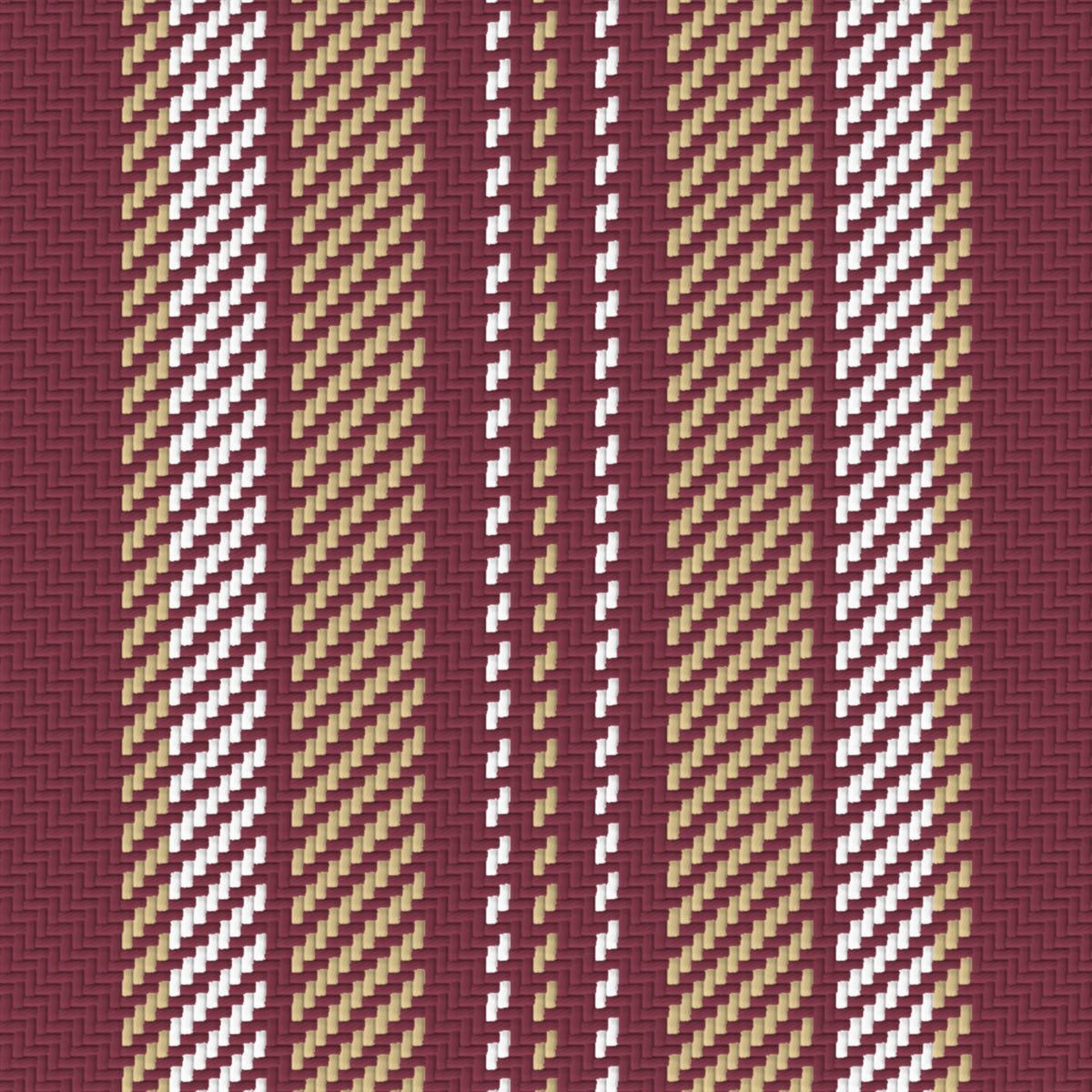 Garnet, Champagne Gold & White — Ashbourne — Pattern detail