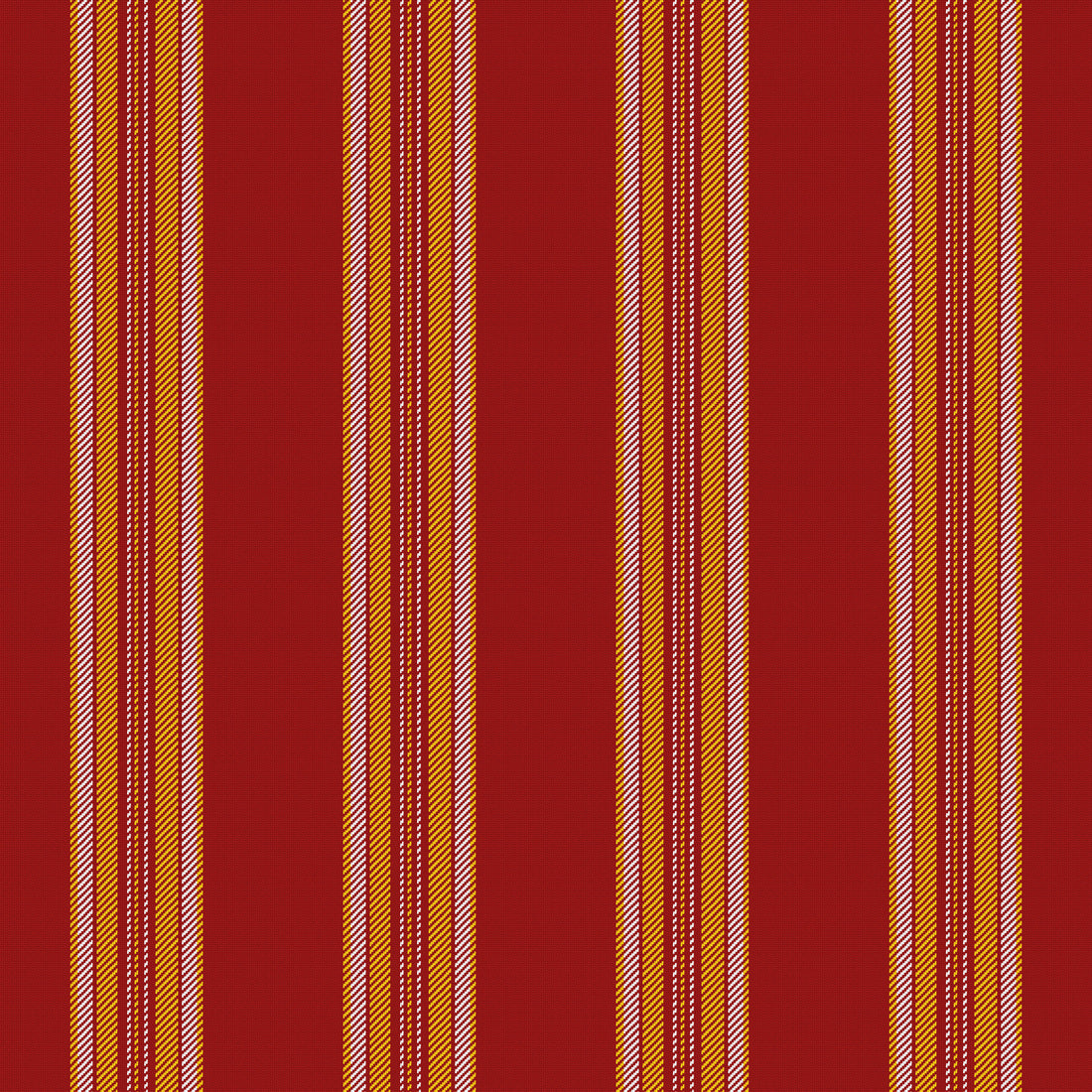 Deep Red, Golden Yellow & White — Ashbourne — Full pattern