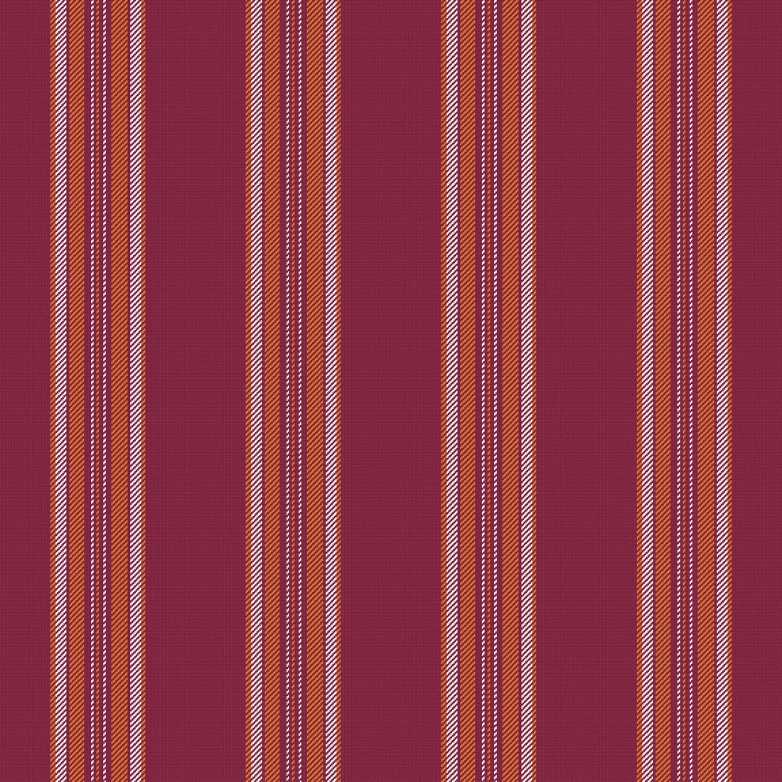 Maroon, Burnt Orange & White — Ashbourne — Full pattern