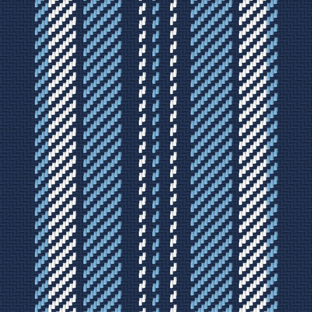 Navy, Powder Blue & White — Ashbourne — Pattern detail