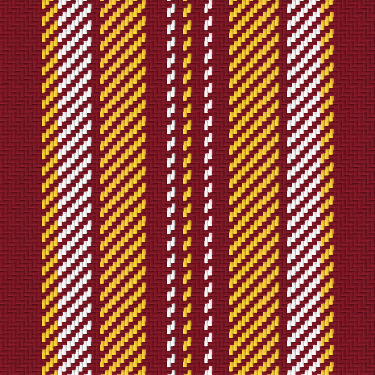 Maroon, Gold & White · Palette 057 — Ashbourne — Pattern detail