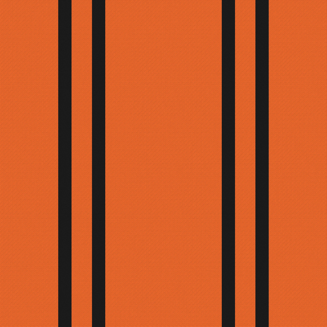 Orange, Near Black & White — Double Track — Full pattern