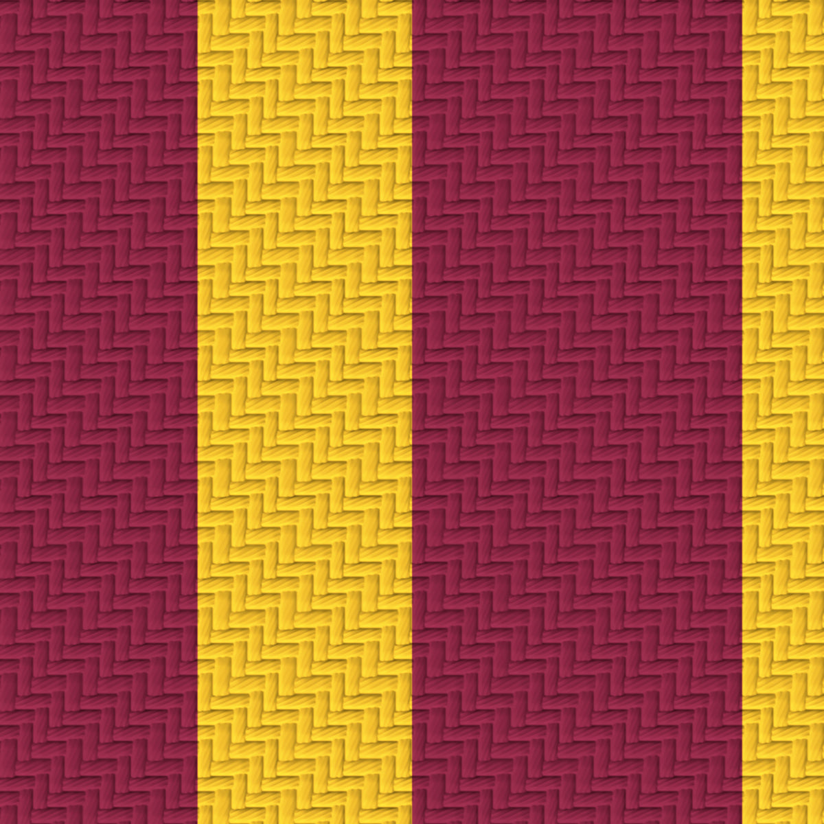 Maroon, Gold & White — Double Track — Pattern detail