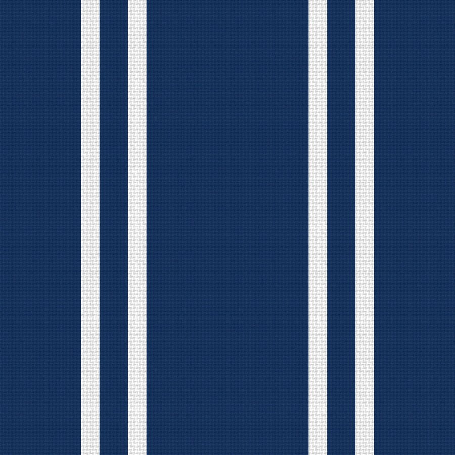Navy, White & Royal Blue — Double Track