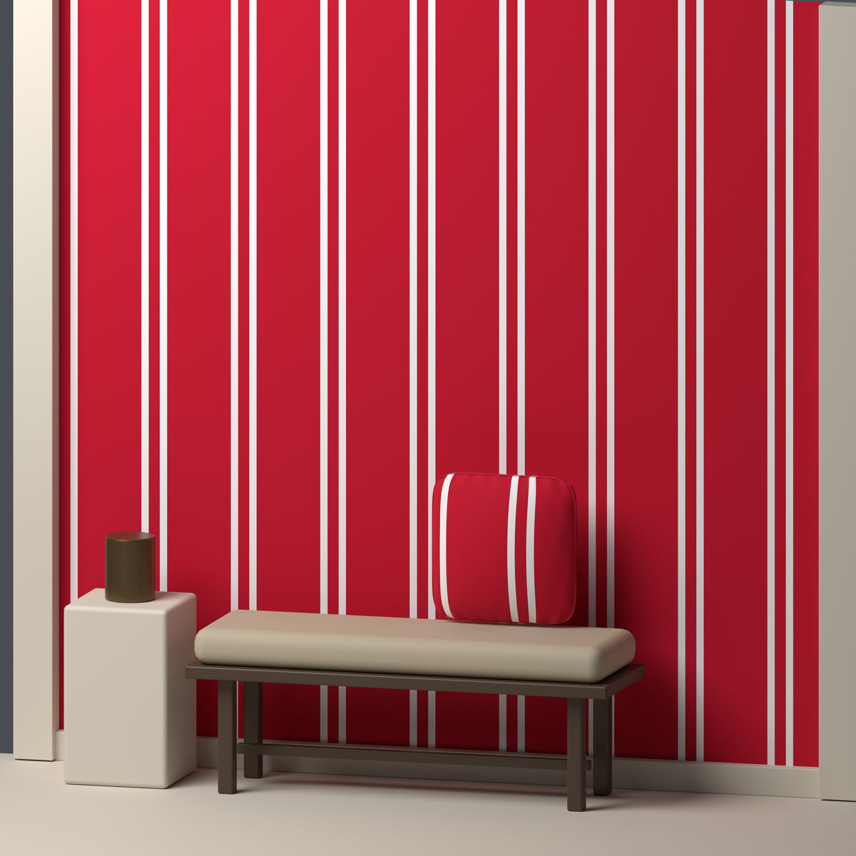 Scarlet, White & Near Black — Double Track — In a room