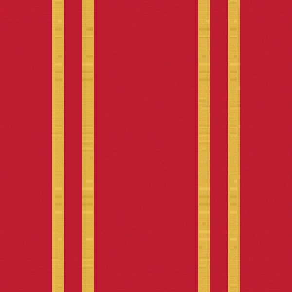 Double Track — Cardinal & Warm Gold — v011 — full pattern