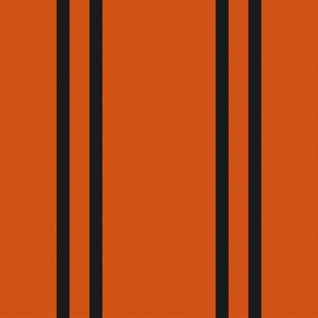 Orange, Near Black & White · Palette 014 — Double Track — Full pattern