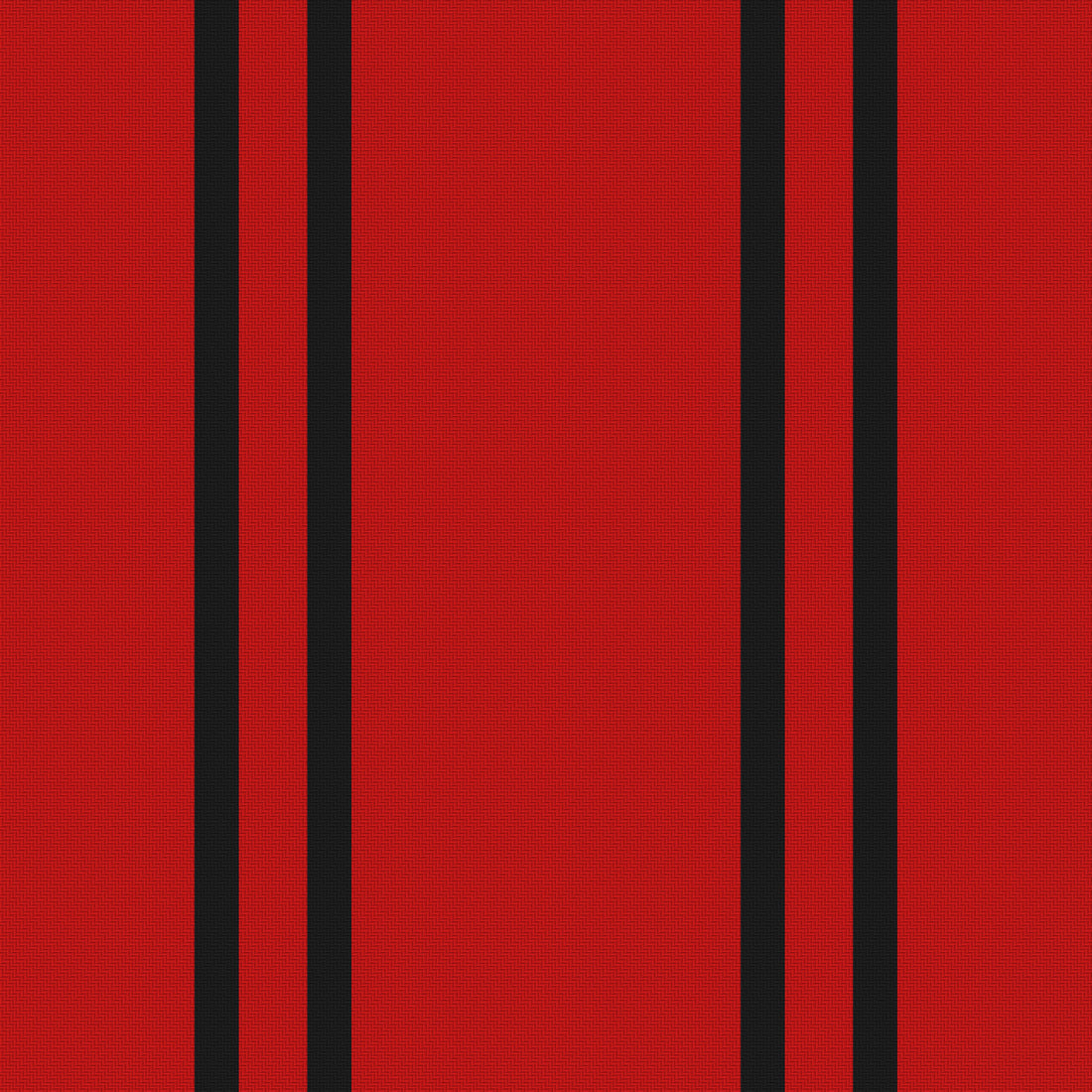 Deep Red, Near Black & White · Palette 017 — Double Track — Full pattern