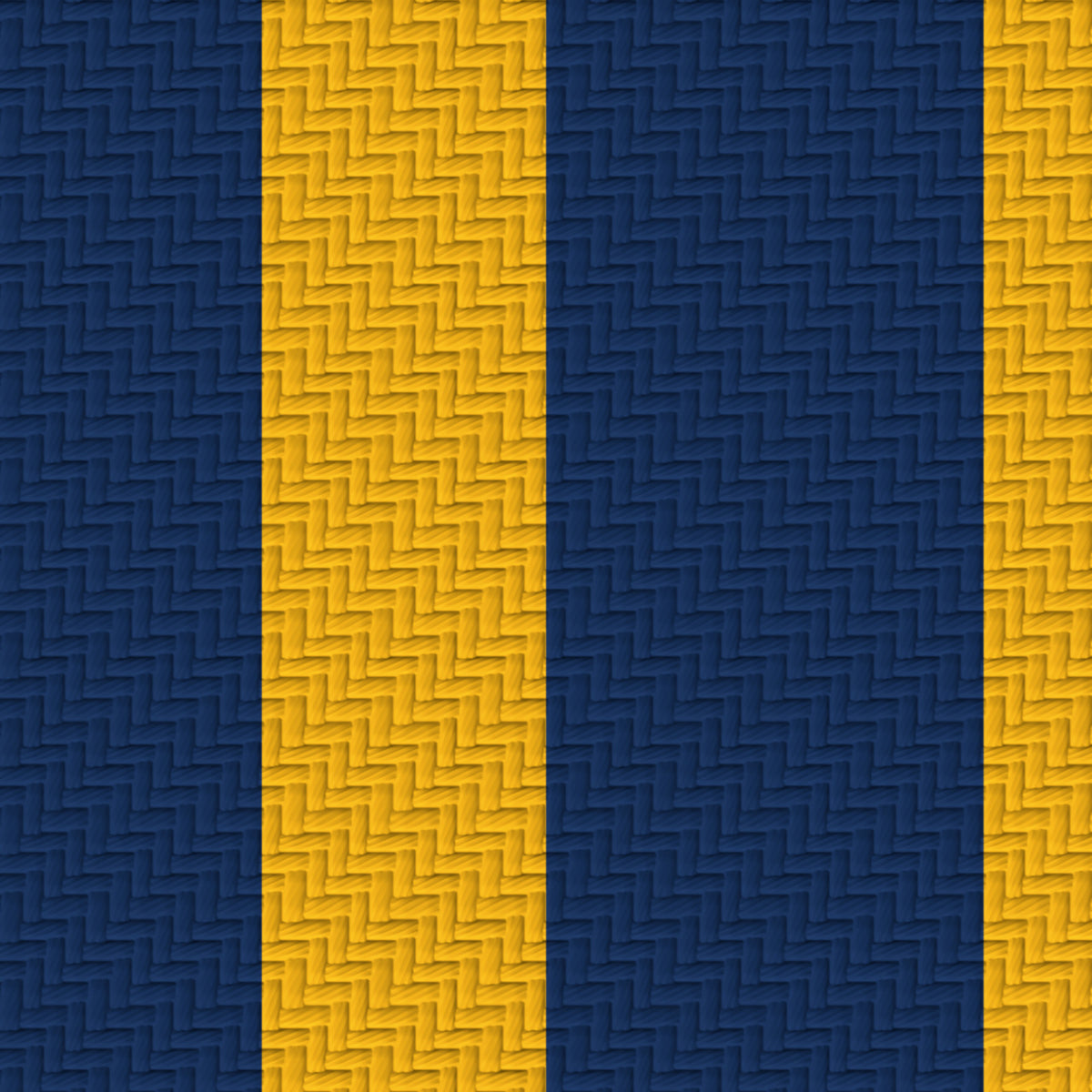 Deep Navy, Gold & White — Double Track — Pattern detail