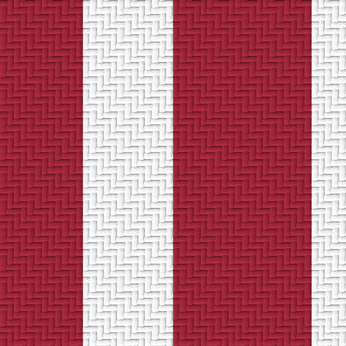 Deep Crimson, White & Slate Gray — Double Track — Pattern detail