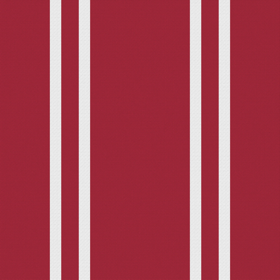 Cardinal, White & Near Black — Double Track — Full pattern