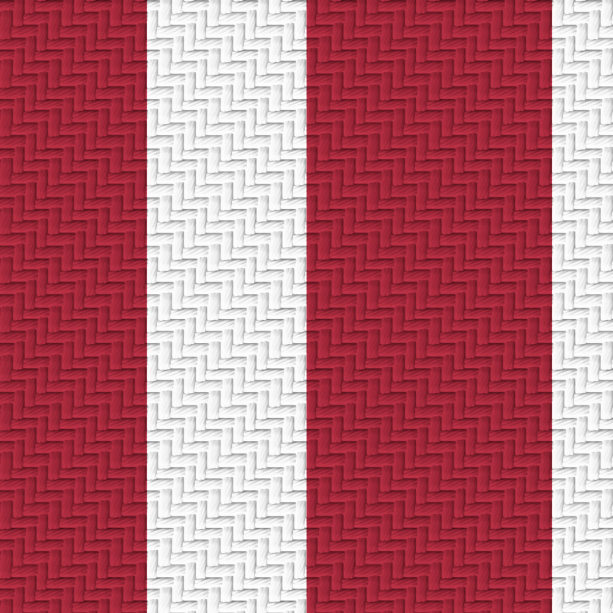 Cardinal, White & Near Black — Double Track — Pattern detail