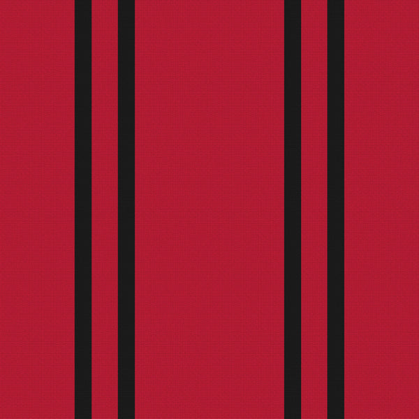 Double Track — Red & Near Black — v023 — full pattern