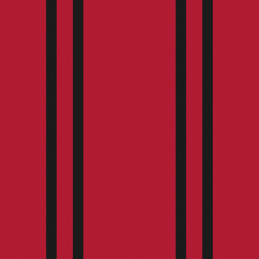 Red, Near Black & White · Palette 023 — Double Track