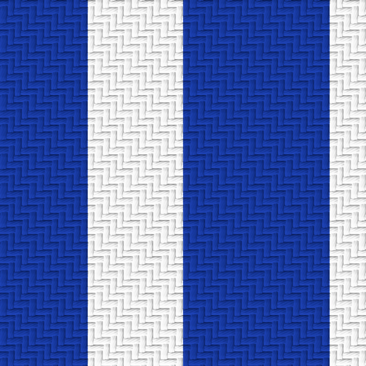 Royal Blue, White & Light Gray — Double Track — Pattern detail