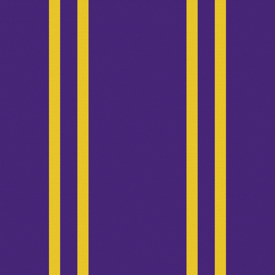Purple, Golden Yellow & White — Double Track