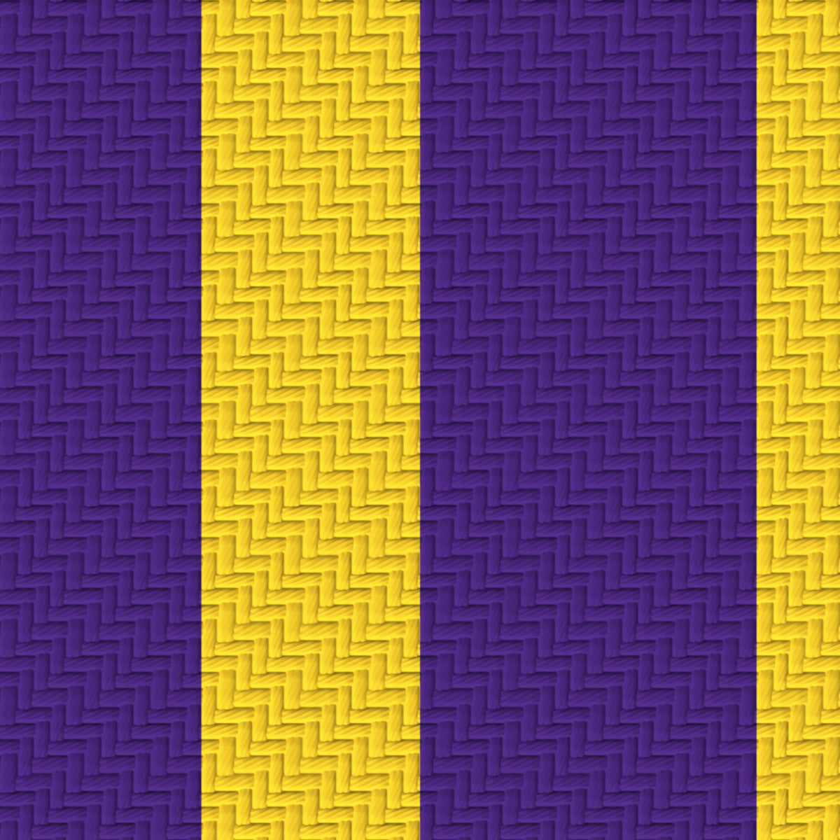 Purple, Golden Yellow & White — Double Track — Pattern detail