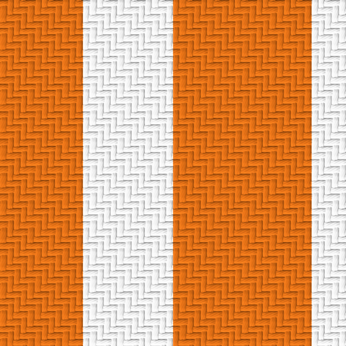 Orange, White & Smoke Gray — Double Track — Pattern detail
