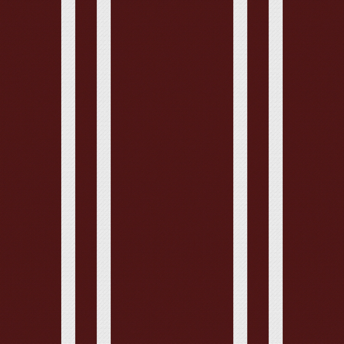 Deep Maroon, White & Gray — Double Track — Full pattern