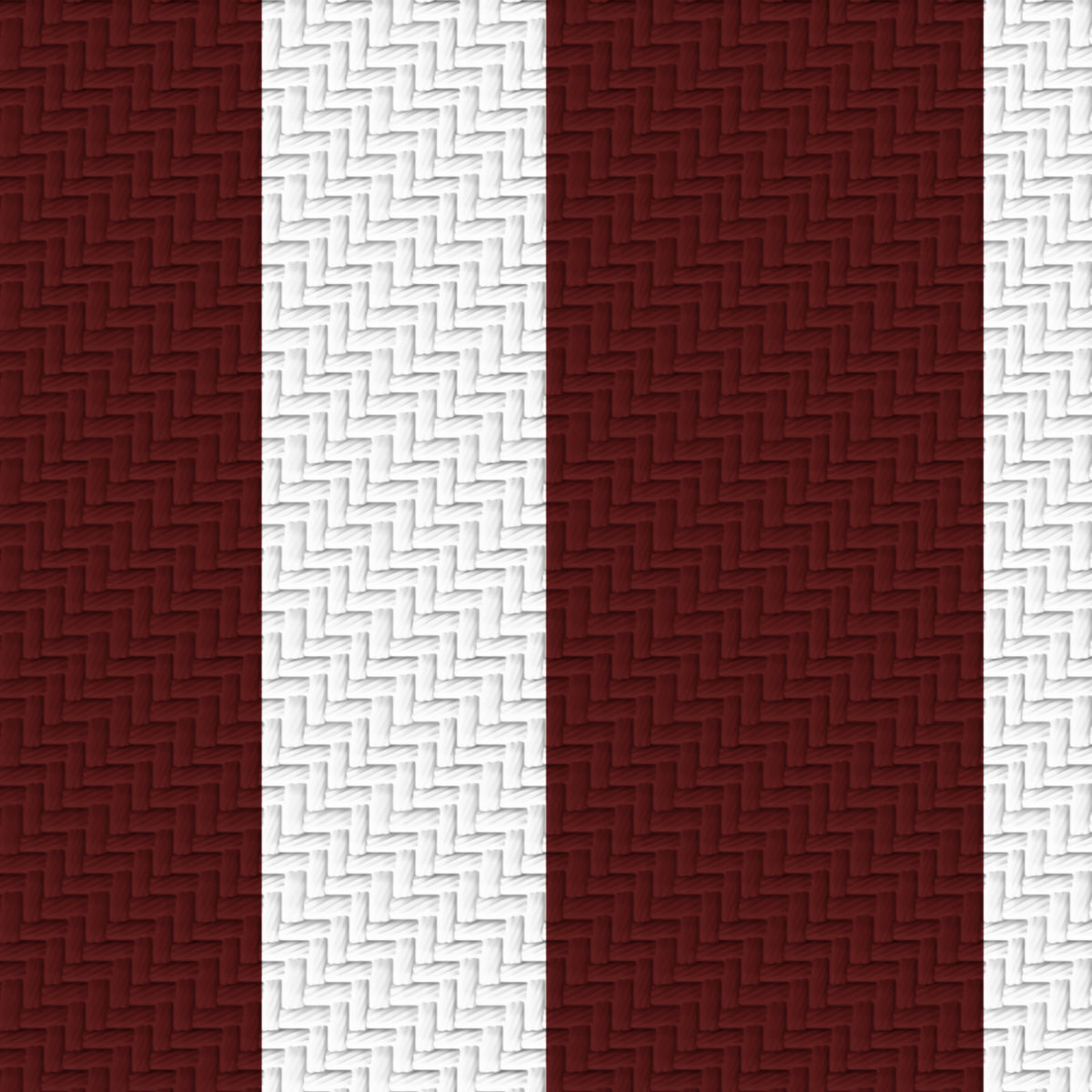 Deep Maroon, White & Gray — Double Track — Pattern detail