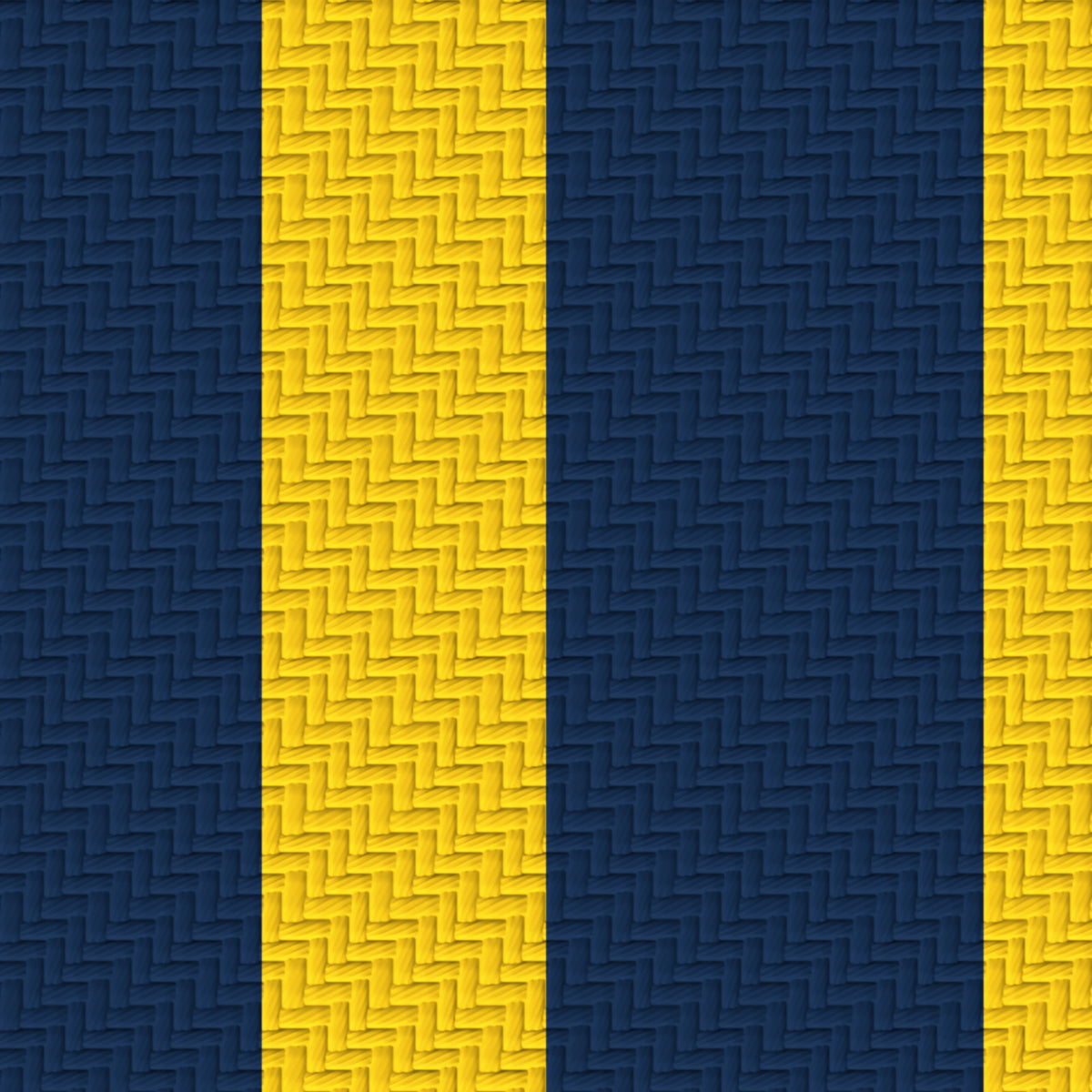 Navy, Maize & White — Double Track — Pattern detail