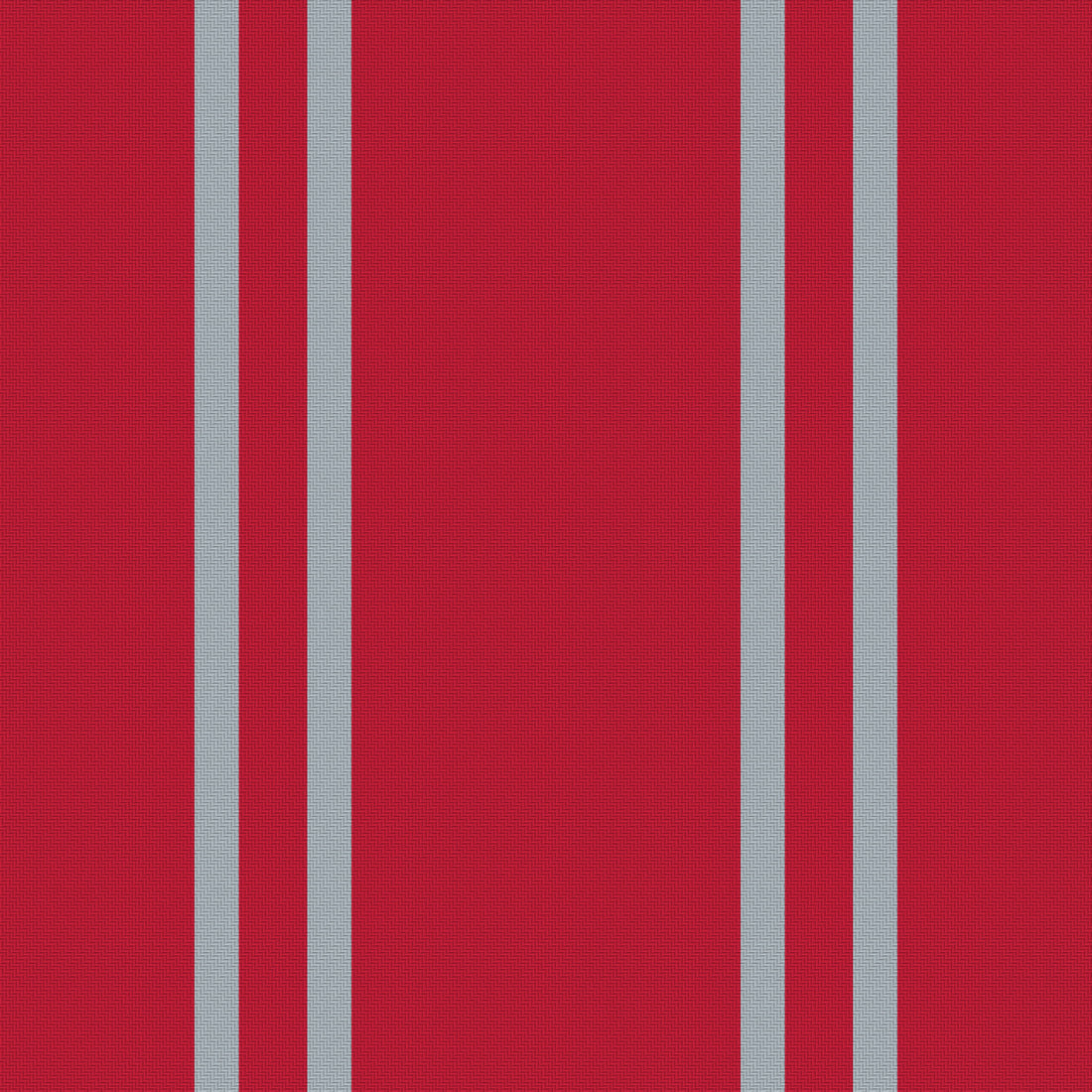 Scarlet, Gray & Near Black — Double Track — Full pattern