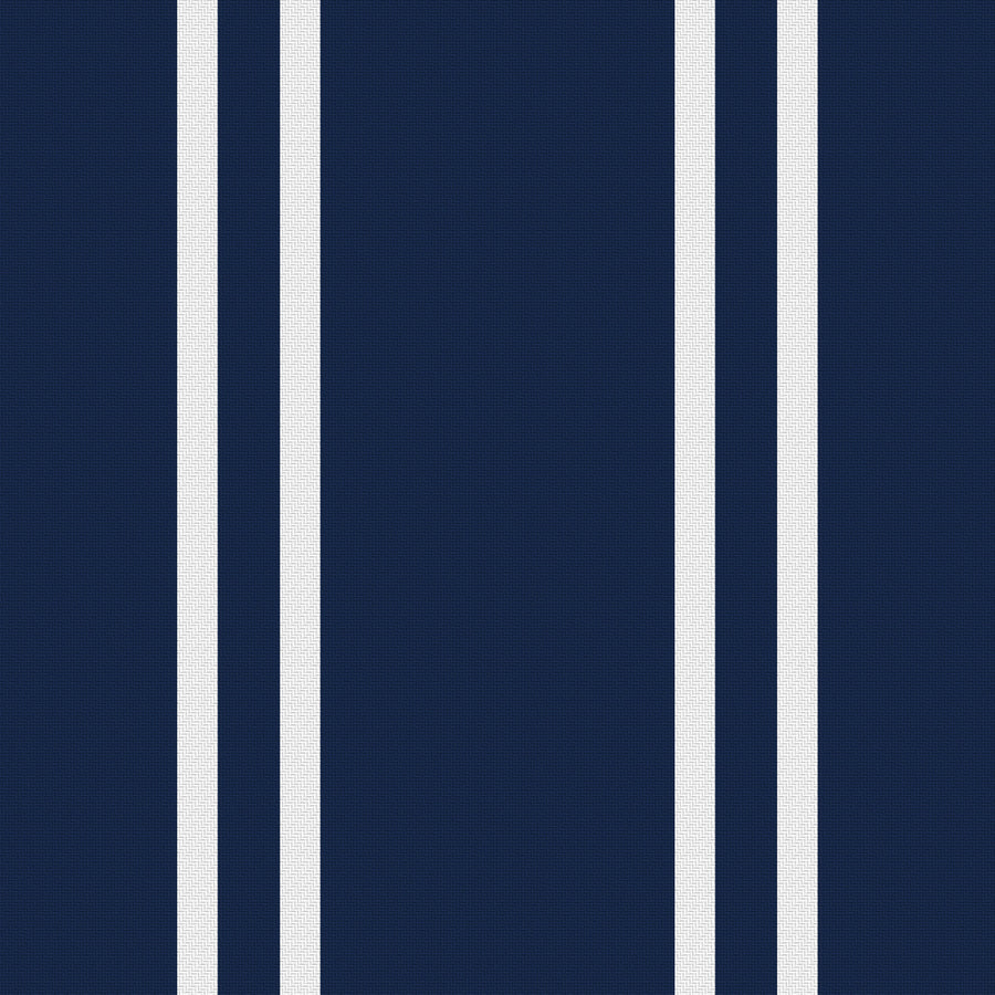 Deep Navy, White & Silver Gray — Double Track