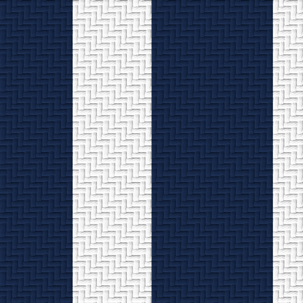 Deep Navy, White & Silver Gray — Double Track — Pattern detail