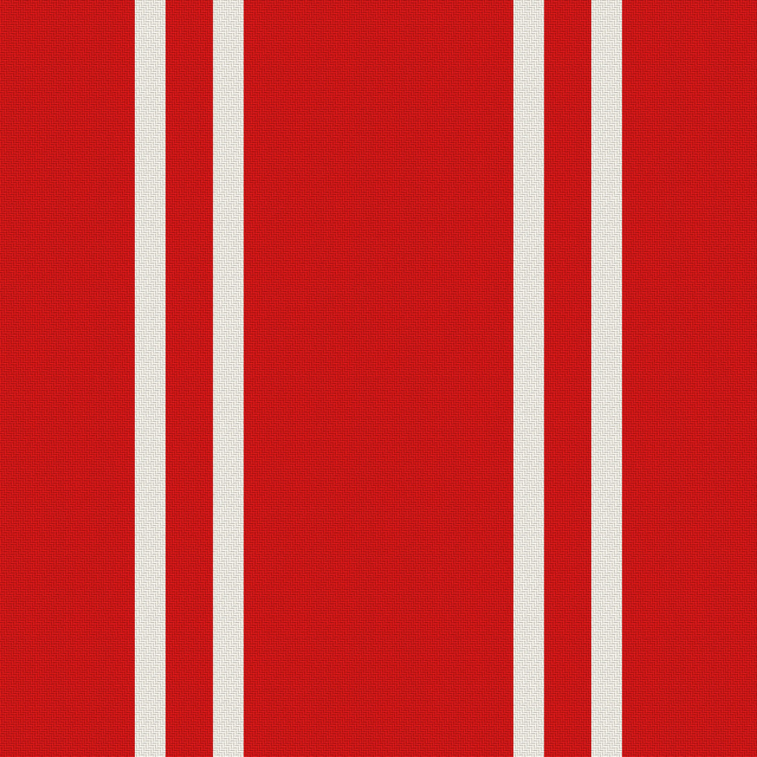 Scarlet, Cream & Near Black — Double Track — Full pattern