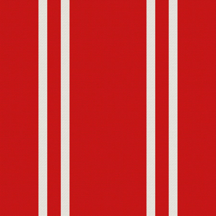 Scarlet, Cream & Near Black — Double Track