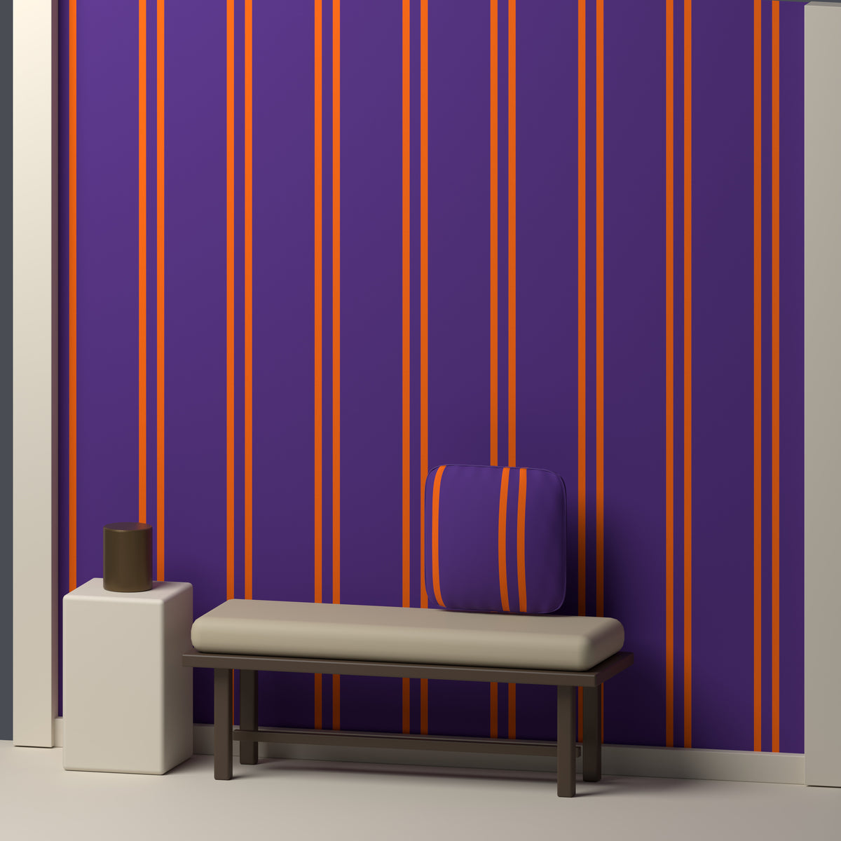 Deep Purple, Orange & White — Double Track — In a room