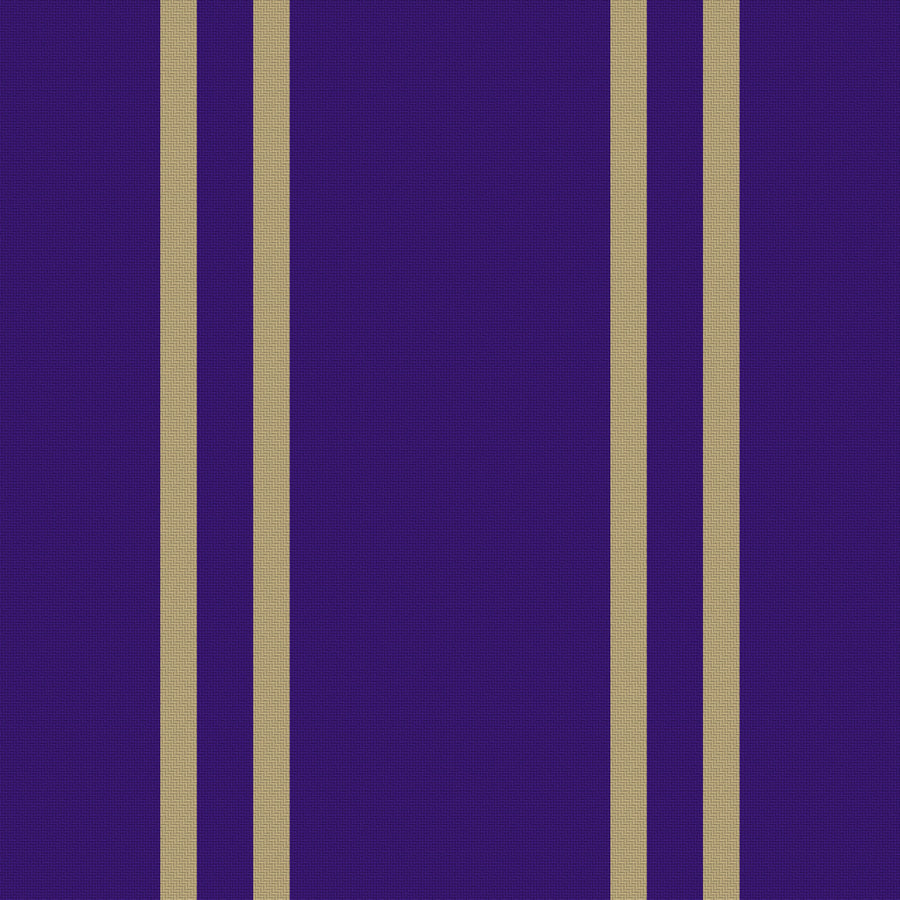 Deep Purple, Muted Gold & White — Double Track