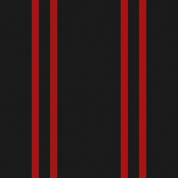 Double Track — Near Black & Deep Red — v053 — full pattern