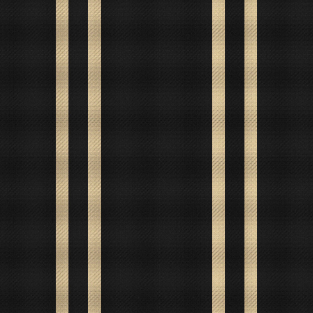 Near Black, Old Gold & White — Double Track — Full pattern