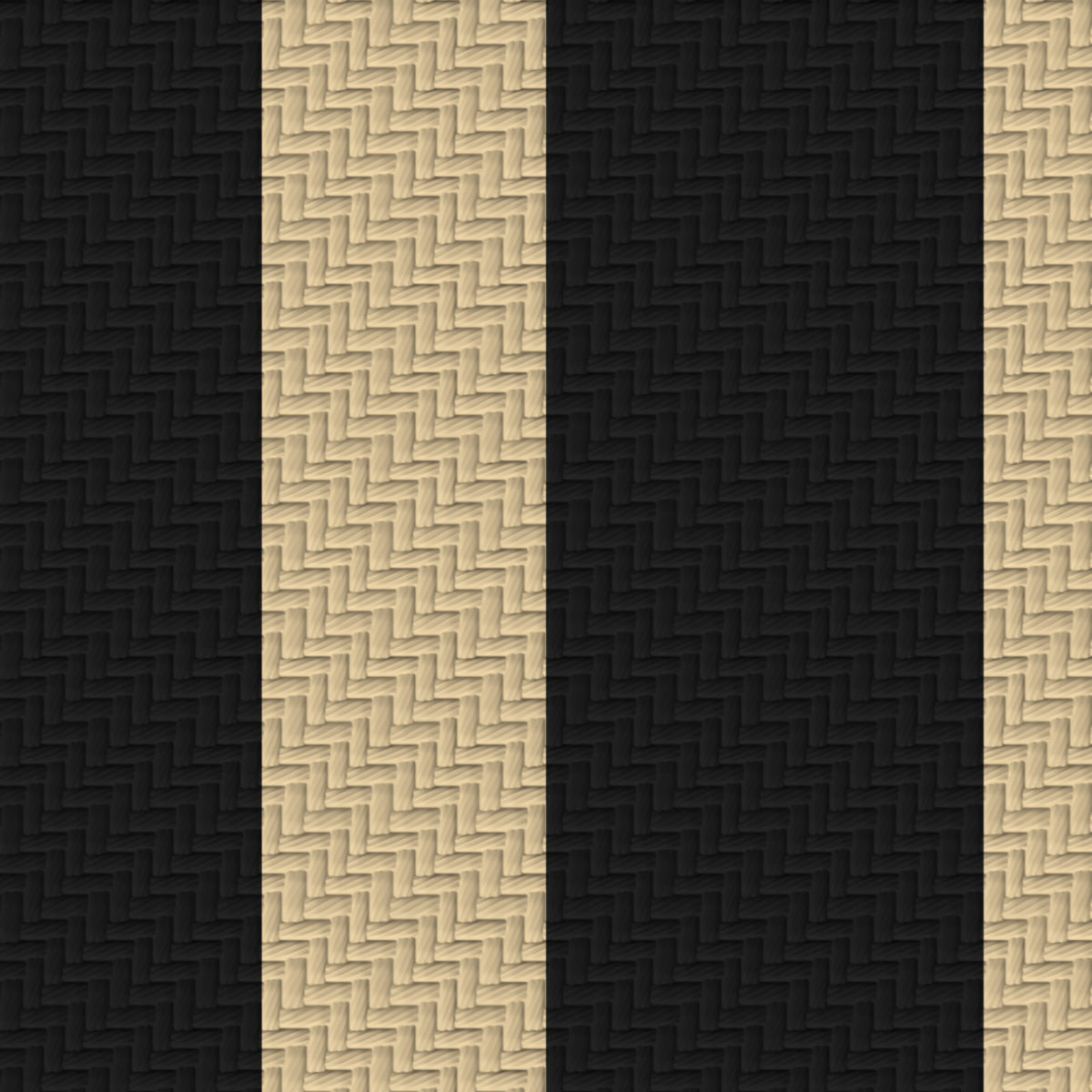 Near Black, Old Gold & White — Double Track — Pattern detail