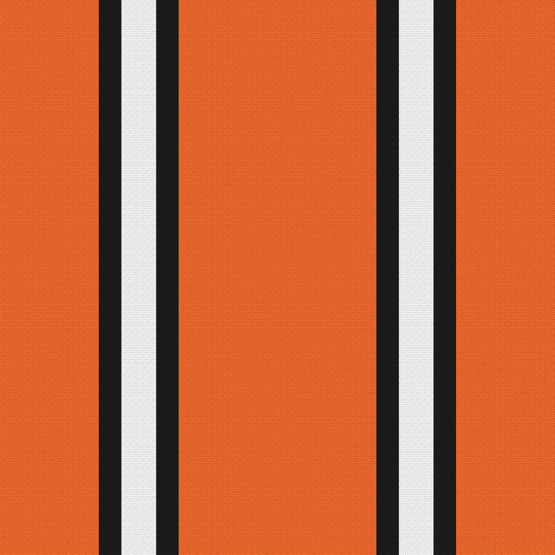 Orange, Near Black & White — Double Track Trio — Full pattern