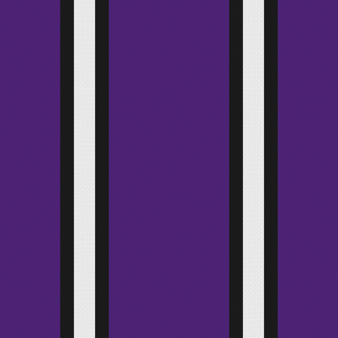 Deep Purple, Near Black & White — Double Track Trio — Full pattern